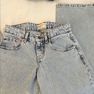 Motel Rocks Light Wash Straight Leg Jeans